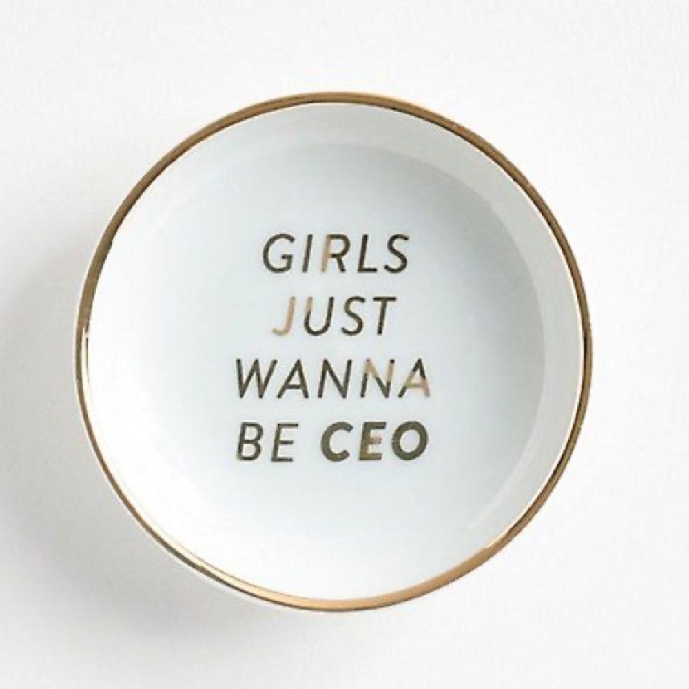 Paper Source Girls Just Wanna Be CEO Trinket Dish